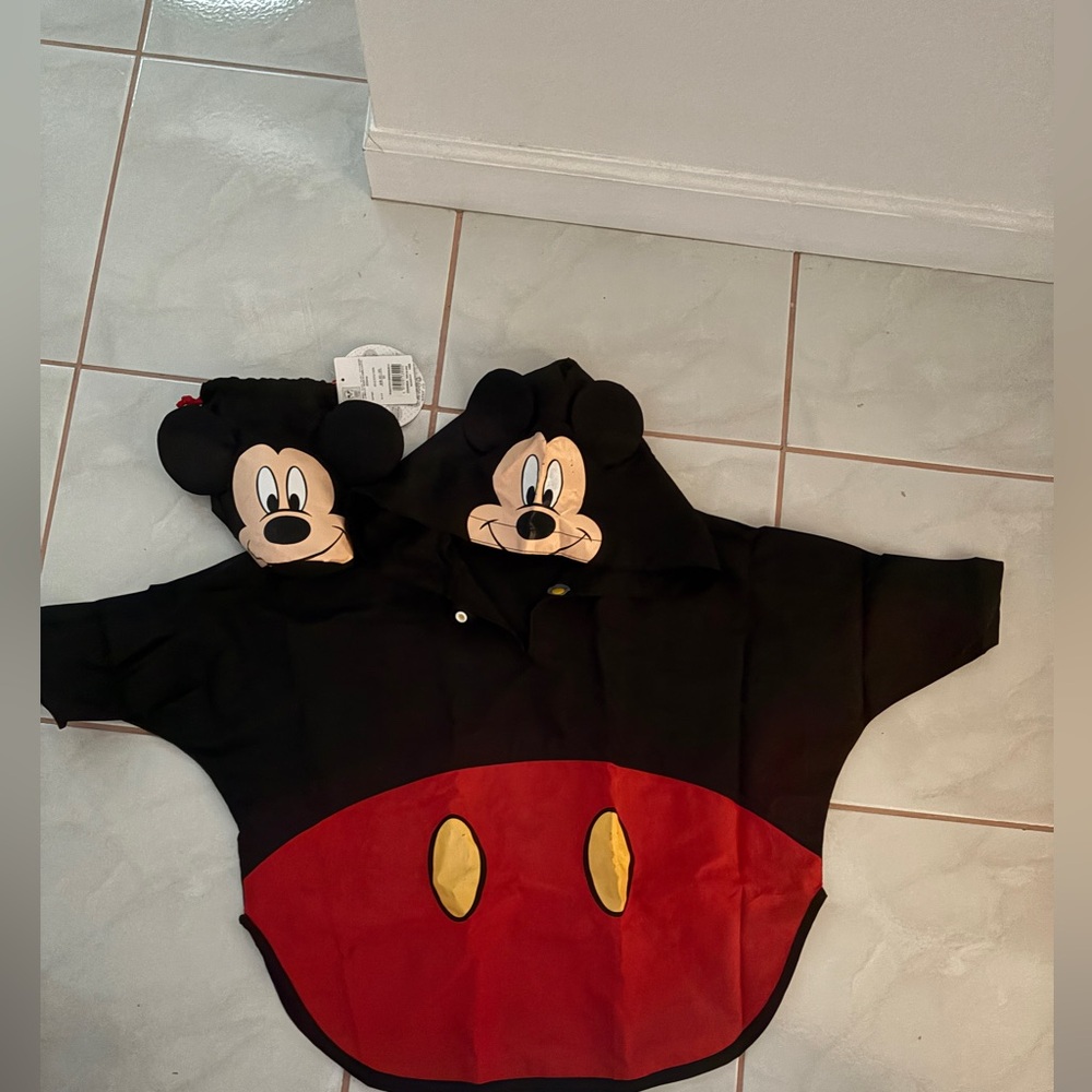 Mickey Mouse Poncho with Bag